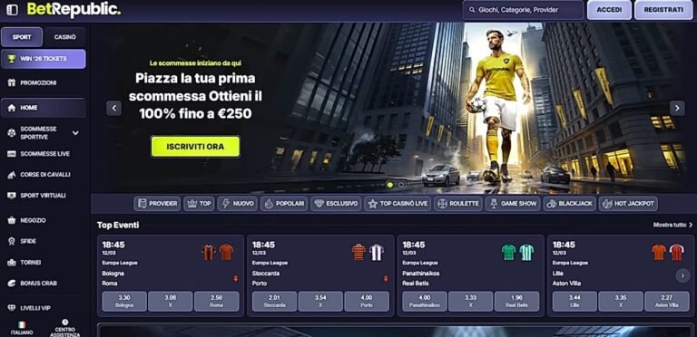 BetRepublic Anmeldung und erste Eindrücke