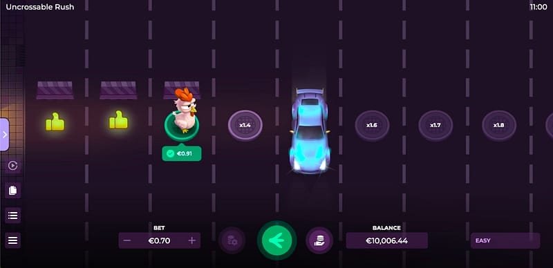 Fehler 3 - Kein Cashout-Plan bei Uncrossable Rush