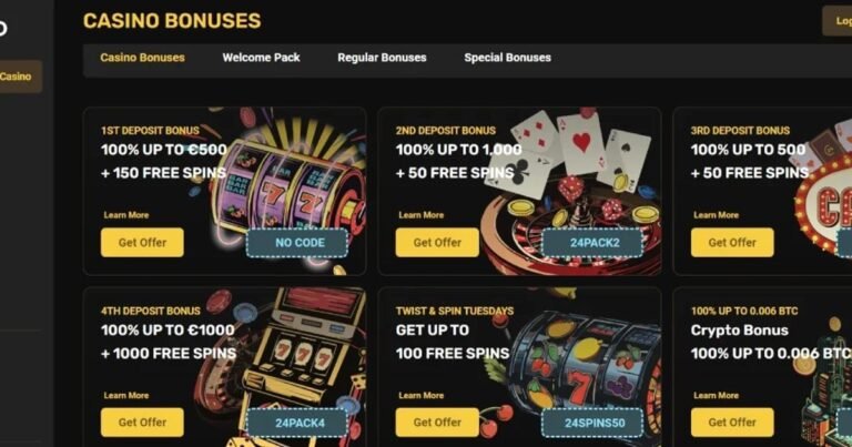 24 Casino Umsatzbedingungen des Bonus