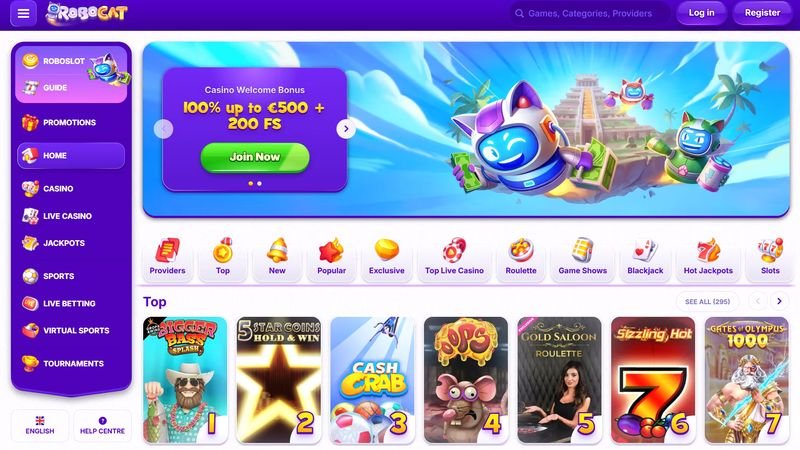 Robocat Casino Spiele